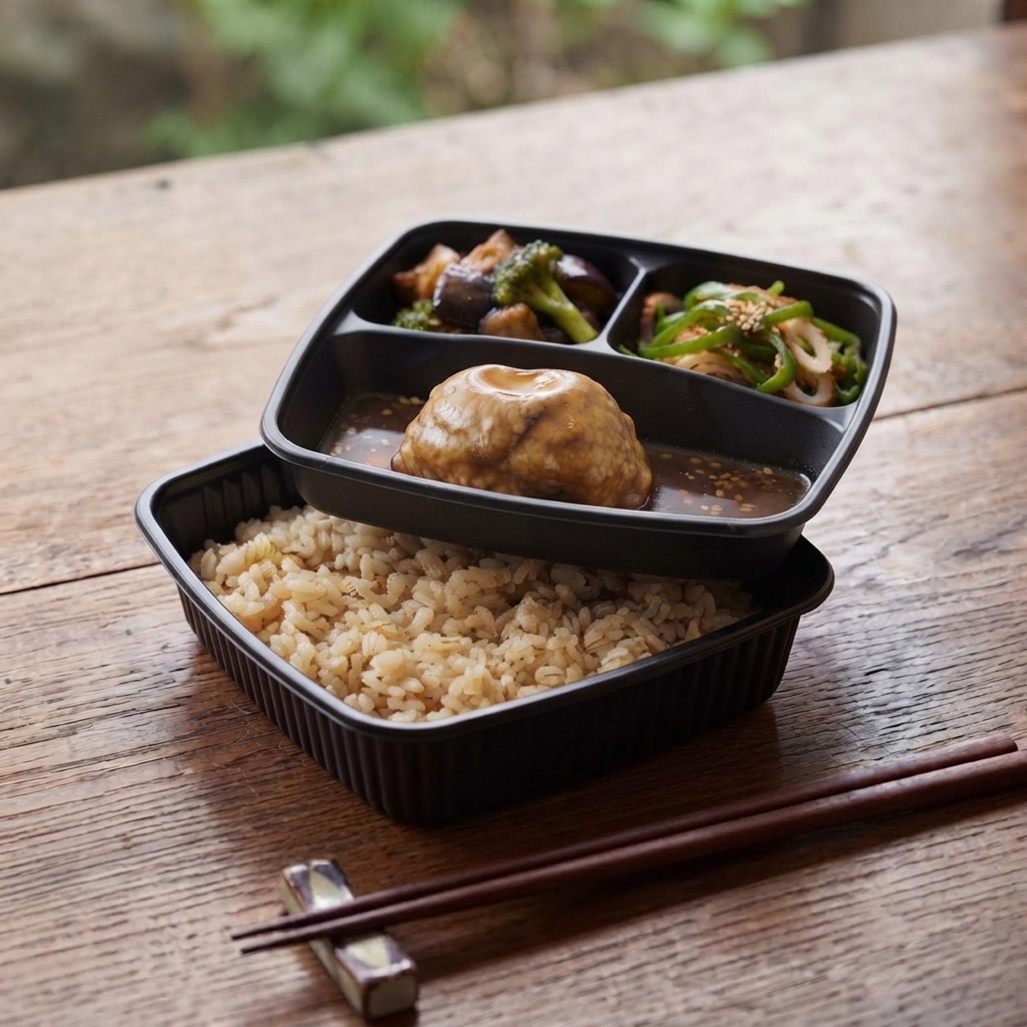 肉団子の甘酢あんのお弁当（ごはんつき）